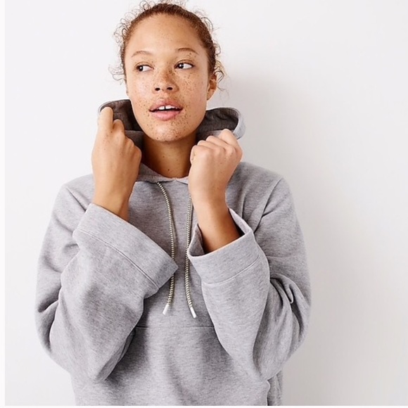 J. Crew | Tops | Jcrew Cropped Hoodie W 